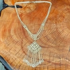 Gold Long Fashion Necklace